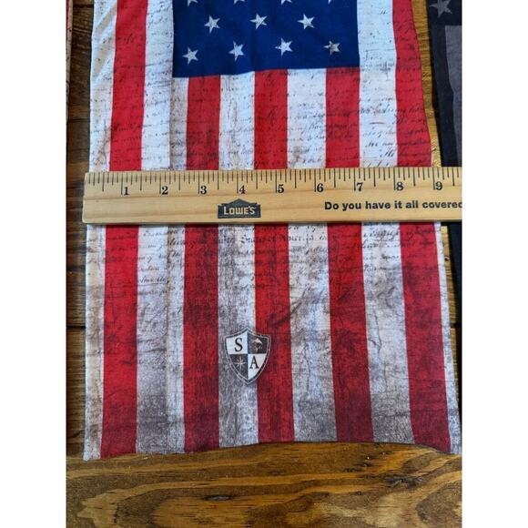 3 SA Salt Armour Blackout American Flag Face Mask Shield Balaclava Neck Gaiter - Picture 3 of 4